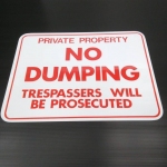 NO DUMPING