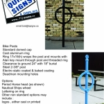 Bike posts flyer